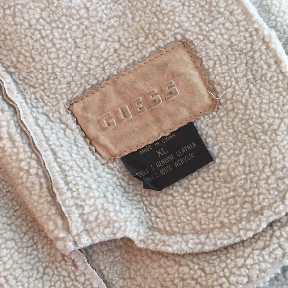 GUESS Leather Jacket - Picture 3 of 8